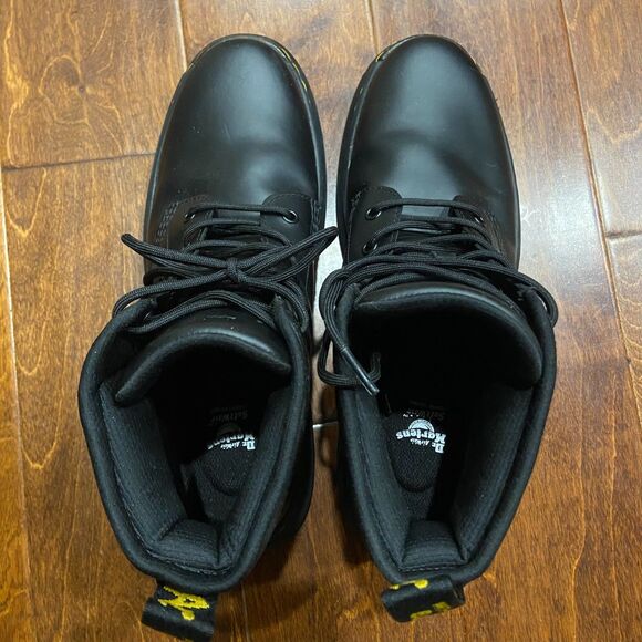 Dr. Martens Doc Crewson Chukka Smooth Leather Black Boots Men's Size 10 - Picture 4 of 9